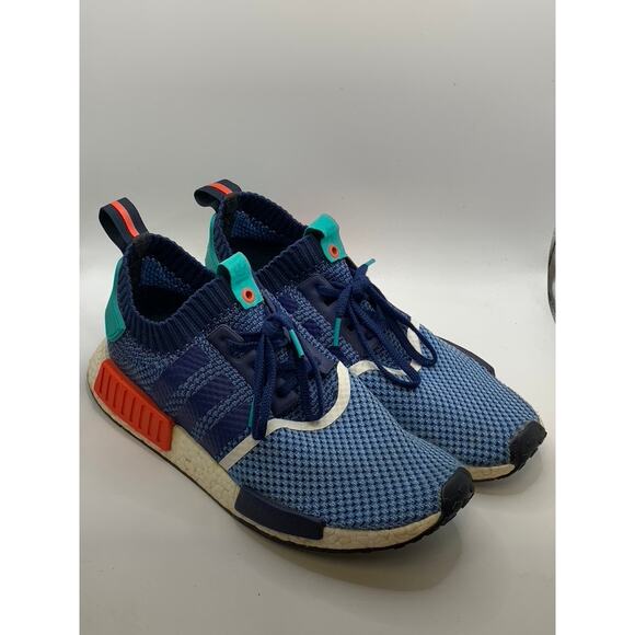 ADIDAS Men\'s Multicolor Mesh NMD_R1 Packers Sneakers SZ 9.5 main image 9